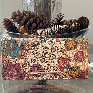 Brahmin Ady Wallet Marketplace Melbourne  Leather FLORAL NWT